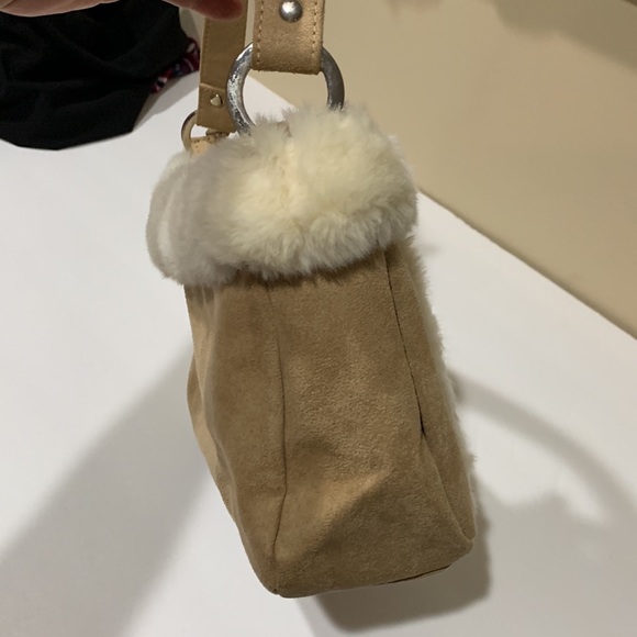 Faux Suede / Faux Fur bag - Picture 4 of 11
